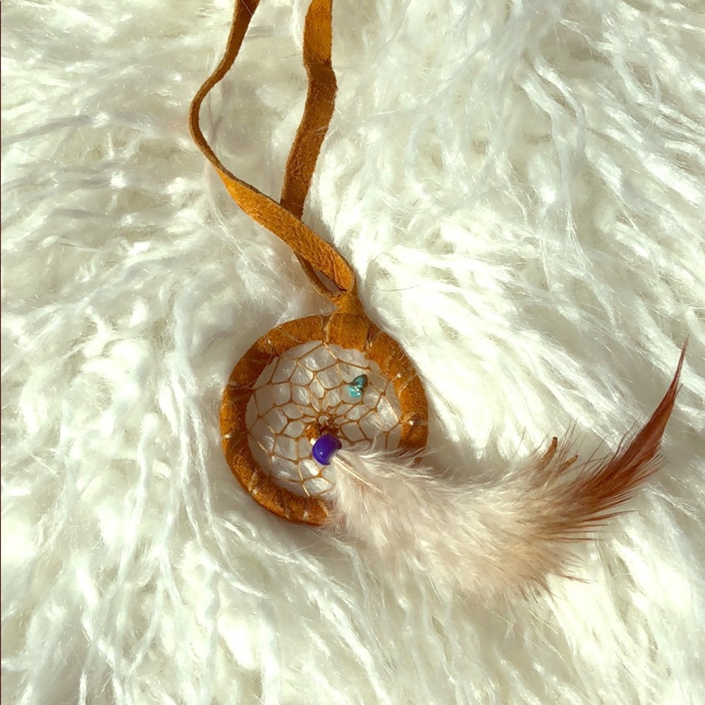 Dream catcher necklace